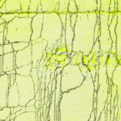 Supreme Crackle Sweatshort - Yellow