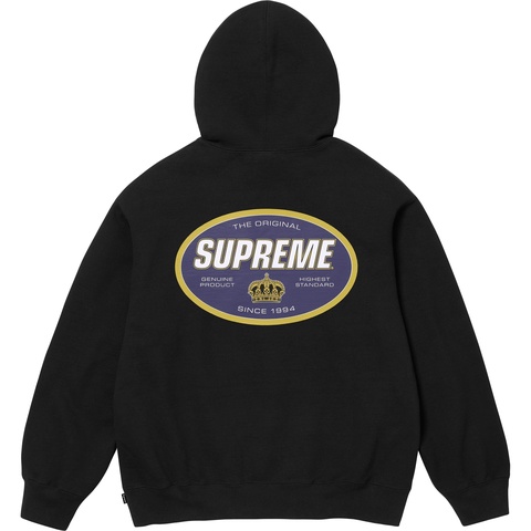 Supreme Crown Hooded Sweatshirt - Black
