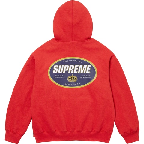 Supreme Crown Hooded Sweatshirt - Burnt Red