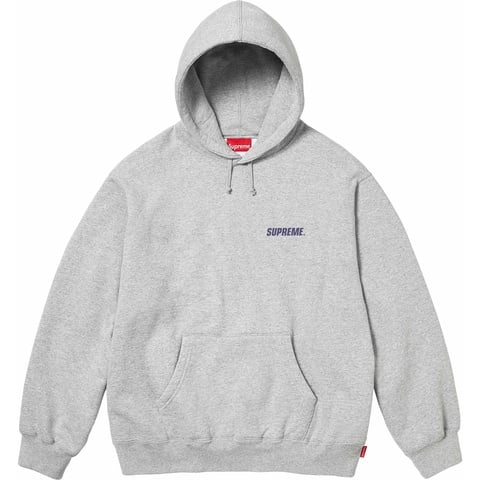 Supreme Crown Hooded Sweatshirt - Heather Grey