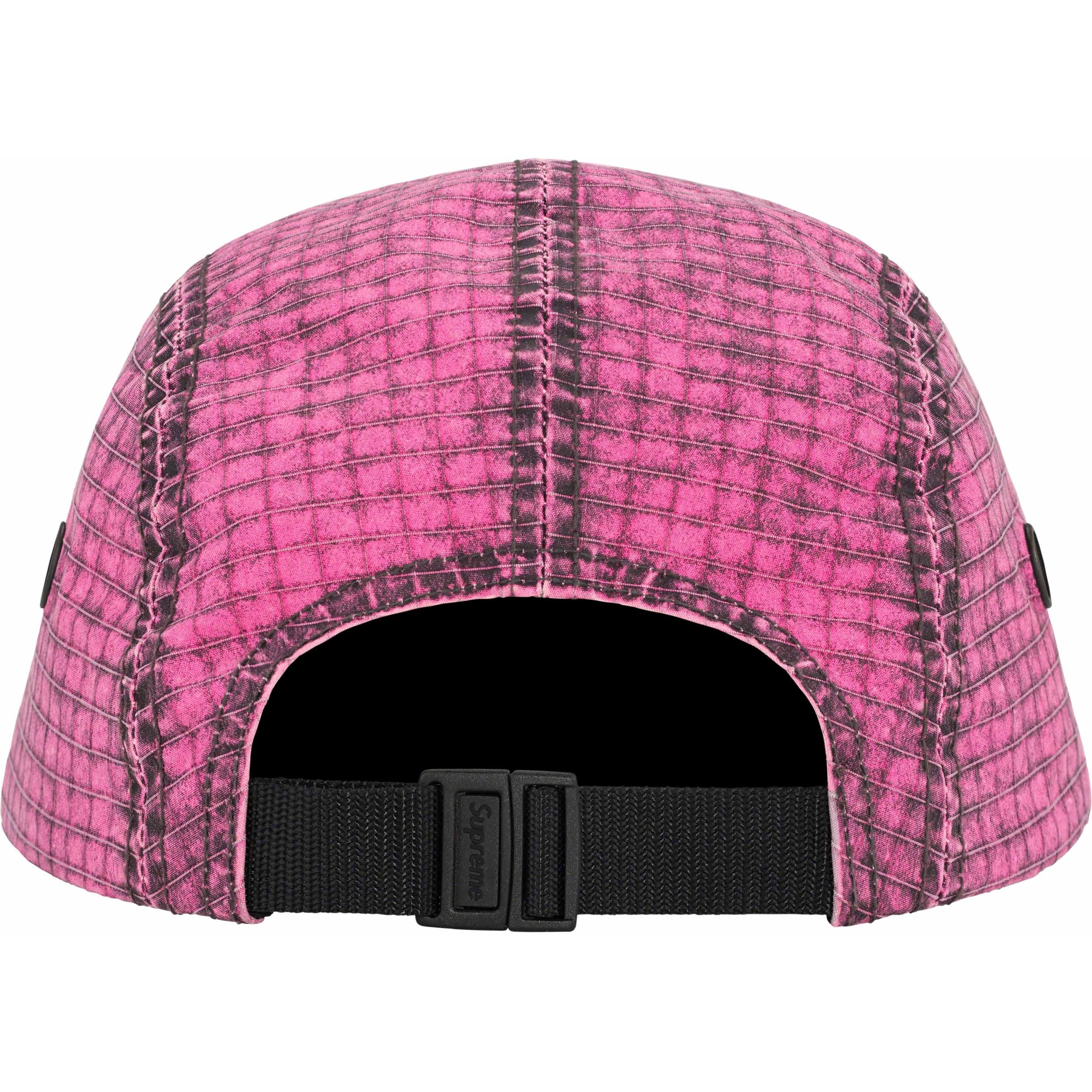 Supreme Distressed Ripstop Camp Cap (FW23) - Pink - $58