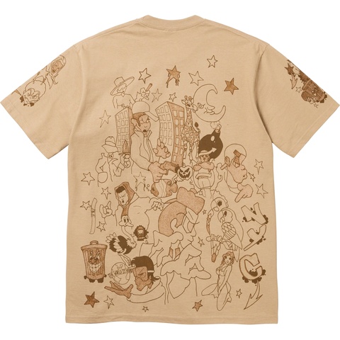 Supreme Downtown Tee - Khaki