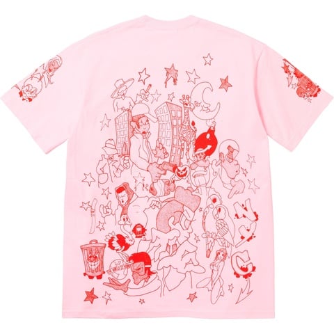 Supreme Downtown Tee - Light Pink