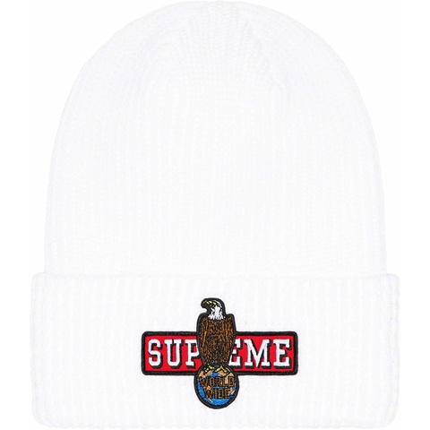 Supreme Eagle Beanie - White