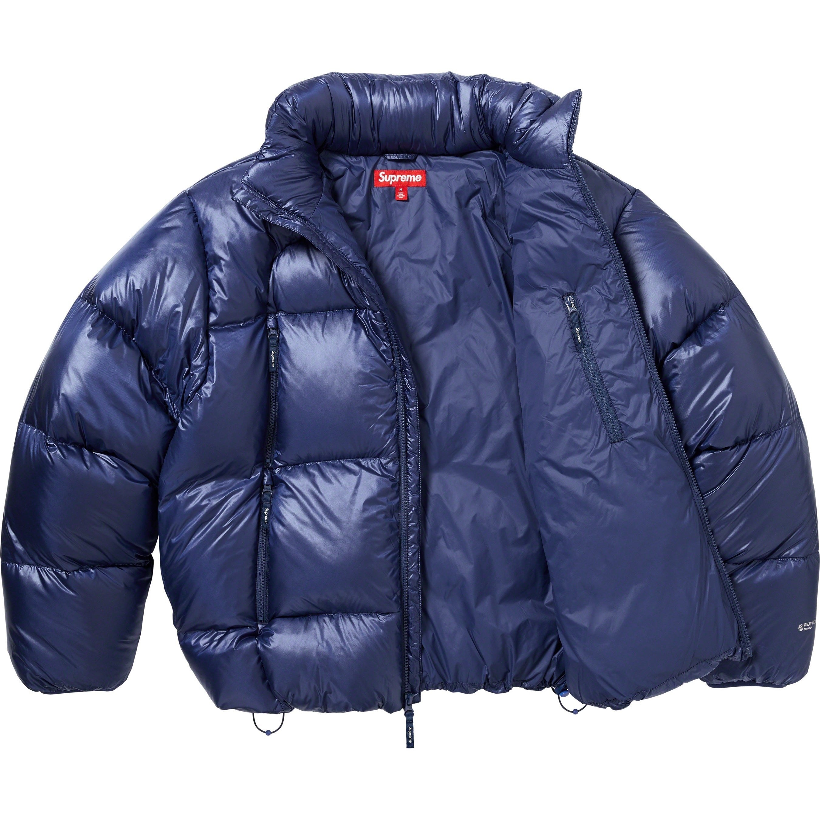Supreme Featherweight Down Puffer Jacket (FW23) - Navy - $368