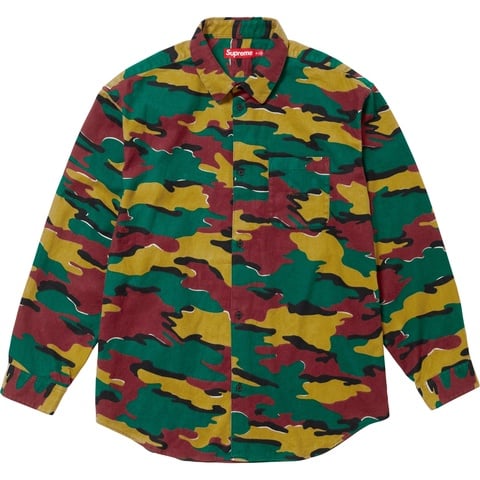 Supreme Flannel Shirt - Camo