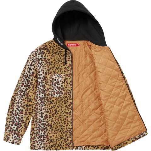 Fleece Zip Up Hooded Shirt - fall/winter 2023 - Supreme