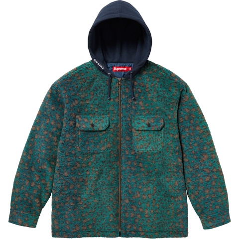 Fleece Zip Up Hooded Shirt - fall/winter 2023 - Supreme