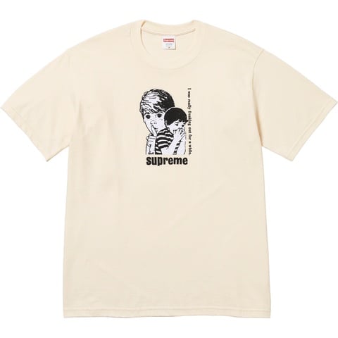 Supreme Freaking Out Tee - Natural