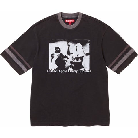 Supreme Glazed Athletic S/S Top - Black