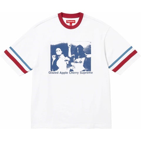 Supreme Glazed Athletic S/S Top - White