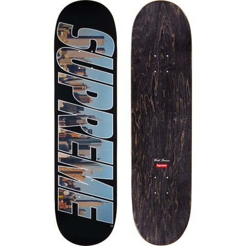 Supreme Gotham Skateboard - Black - 8.125" x 32"