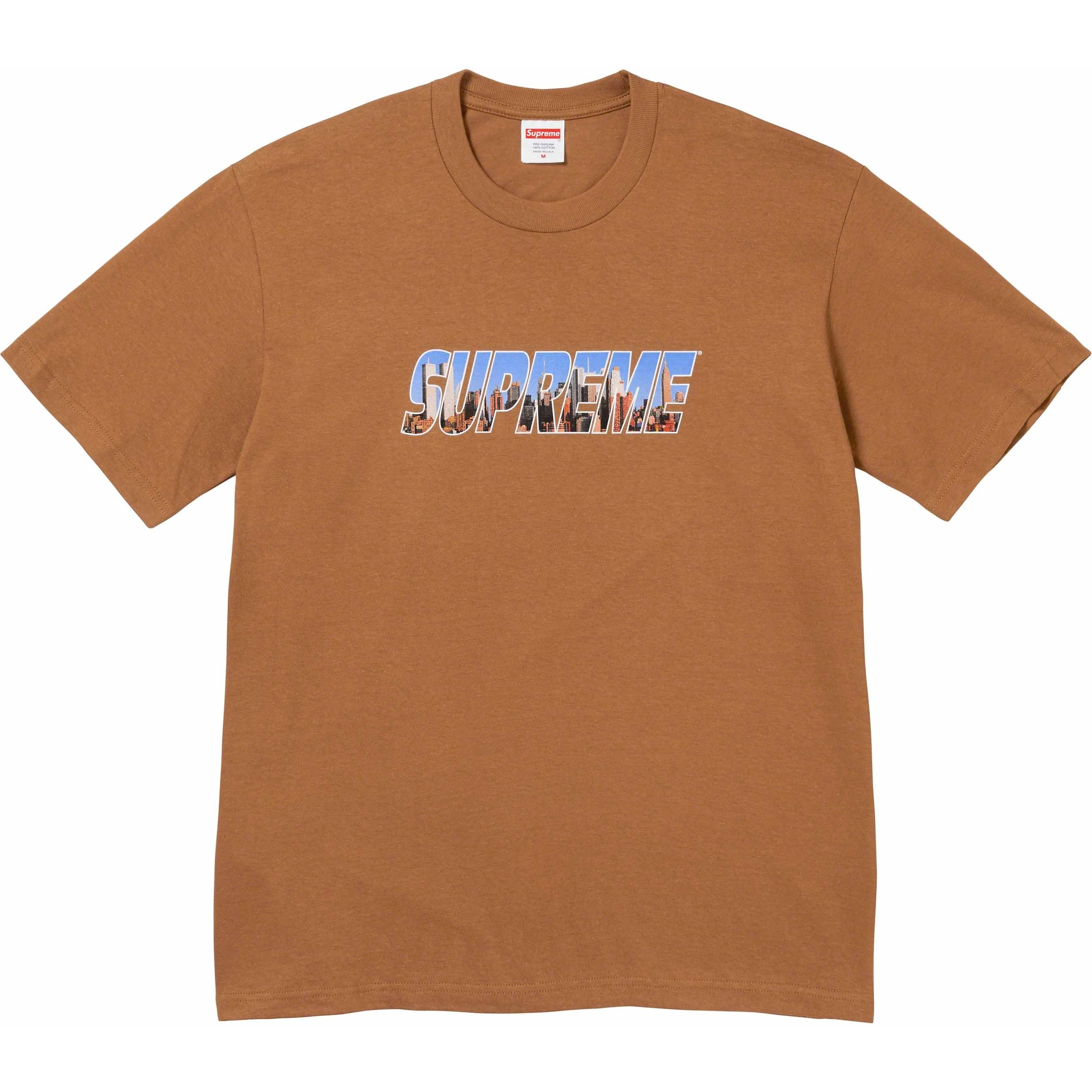 Supreme Gotham Tee (FW23) - Light Brown - $40