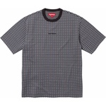 Supreme Grid Jacquard S S Top (FW23) - Black