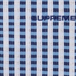 Supreme Grid Jacquard S S Top (FW23) - Blue