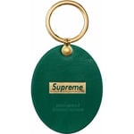 Supreme Guadalupe Leather Keychain (FW23) - Green