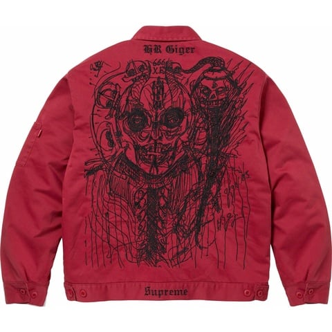 Supreme ギーガー ワークジャケット H.R. Giger Embroidered Work Jacket - Supreme