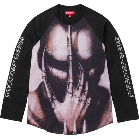 Supreme H.R. Giger Raglan L/S Top - Black