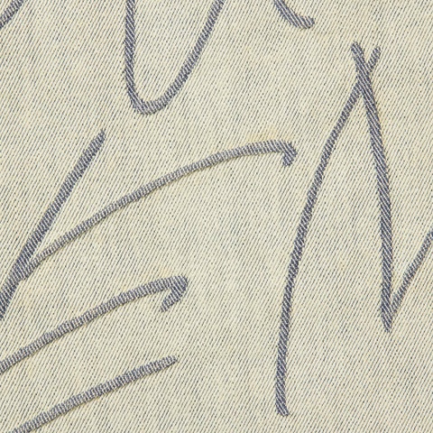 Supreme Handwriting Jacquard Denim Shirt - Dirty