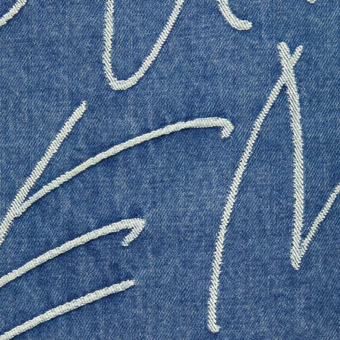 Handwriting Jacquard Denim Shirt - Supreme