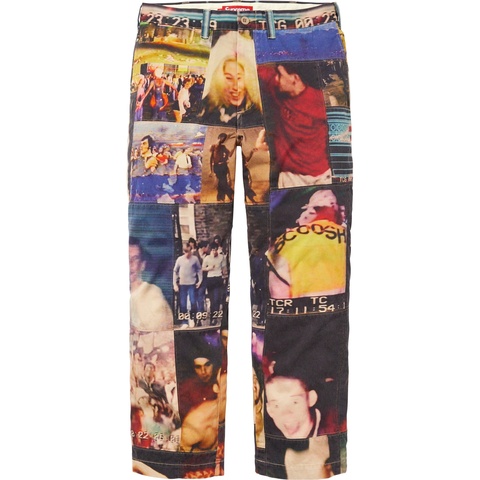 Supreme Hardcore Patchwork Loose Fit Chino Pant - Multicolor