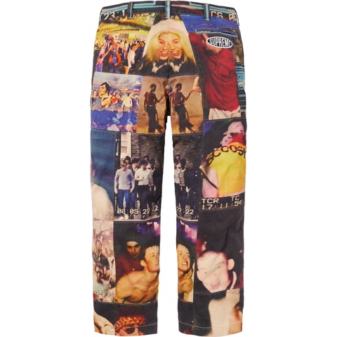 Hardcore Patchwork Loose Fit Chino Pant - Supreme