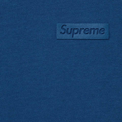 Supreme High Density Small Box S/S Top - Light Navy