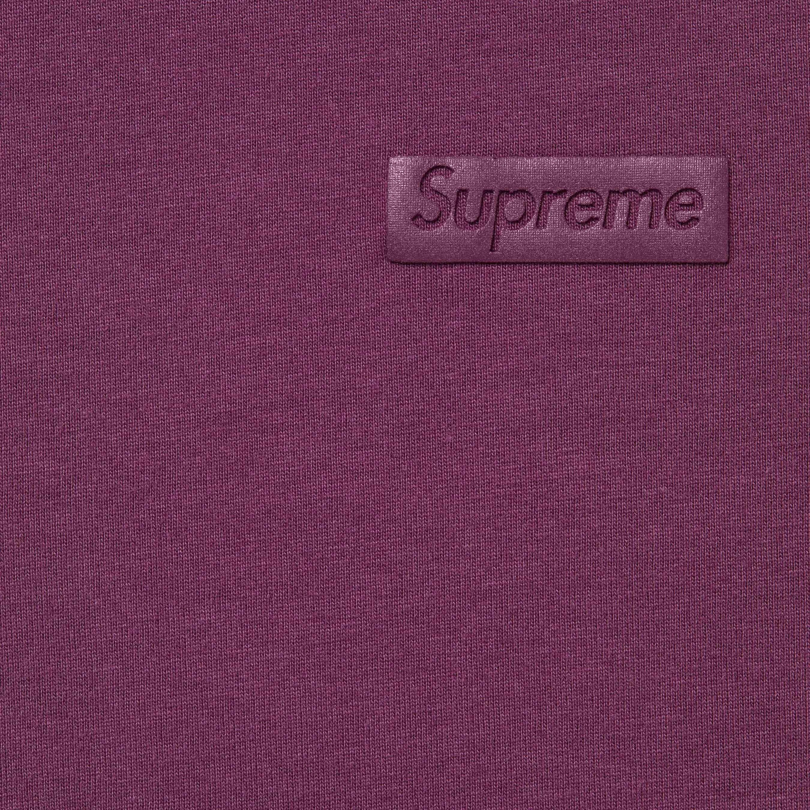 Supreme High Density Small Box S S Top (FW23) - Plum - $68