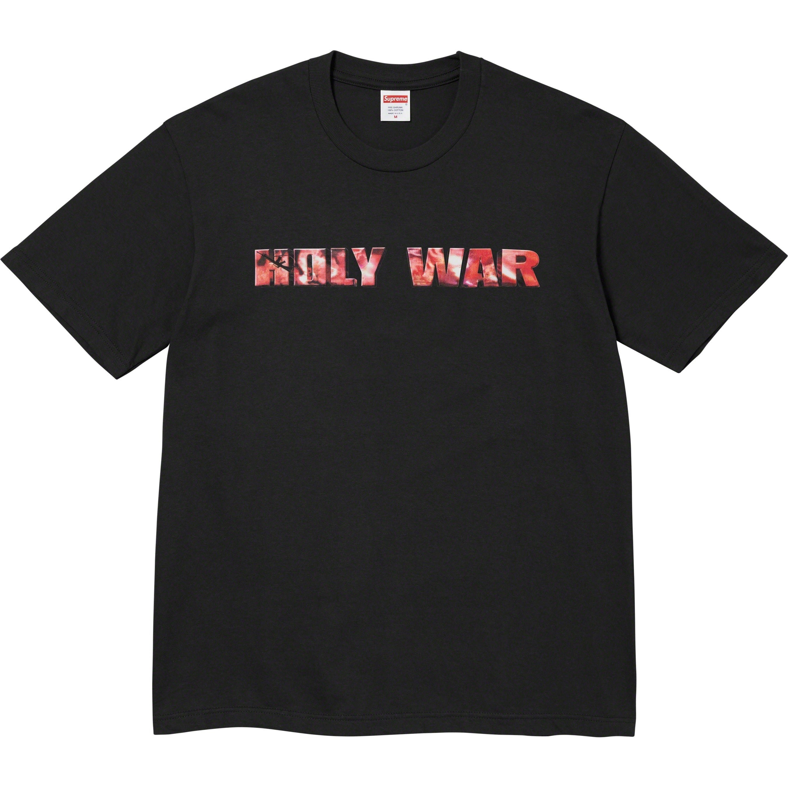 Supreme Holy War Tee (FW23) - Black - $48