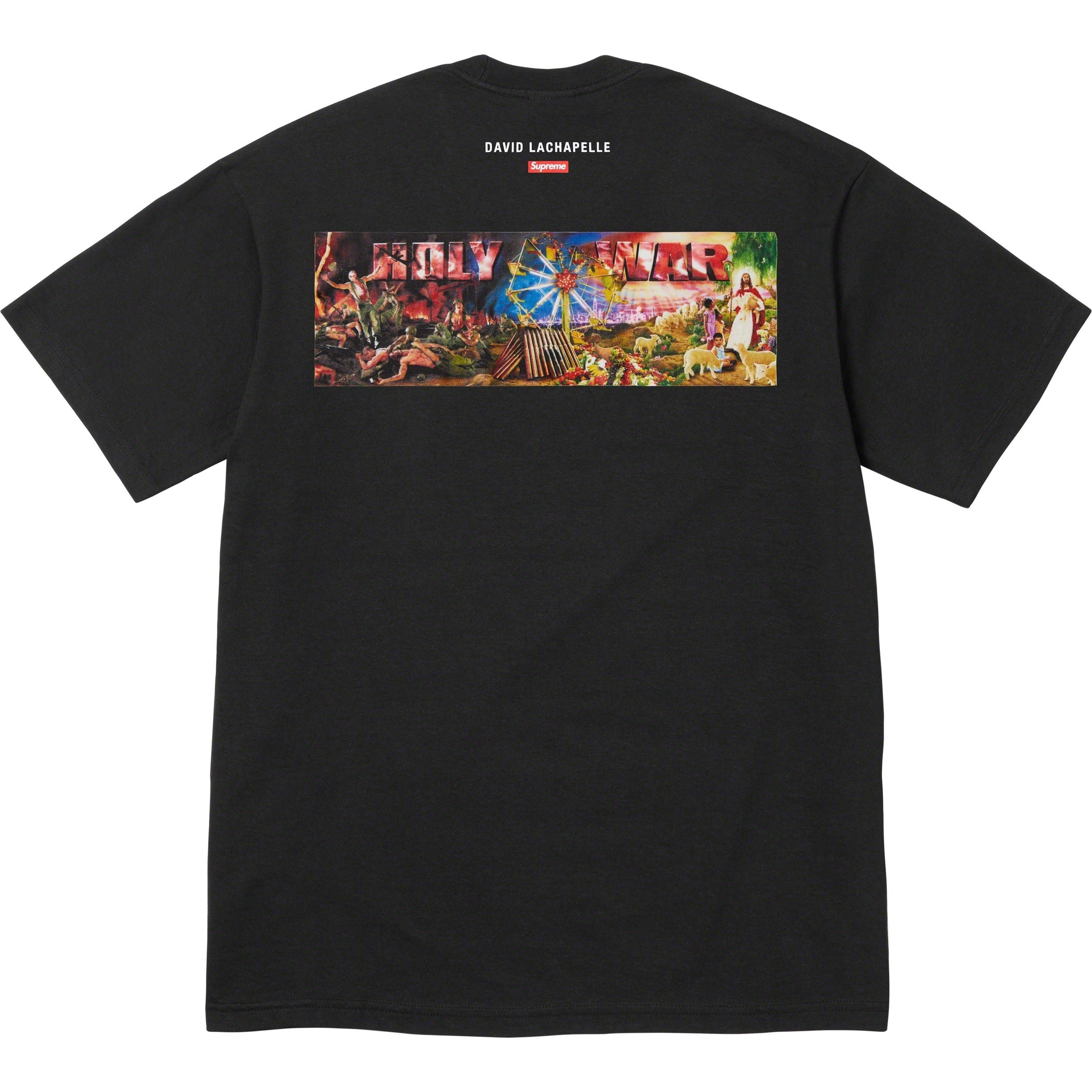 Supreme Holy War Tee (FW23) - Black - $48