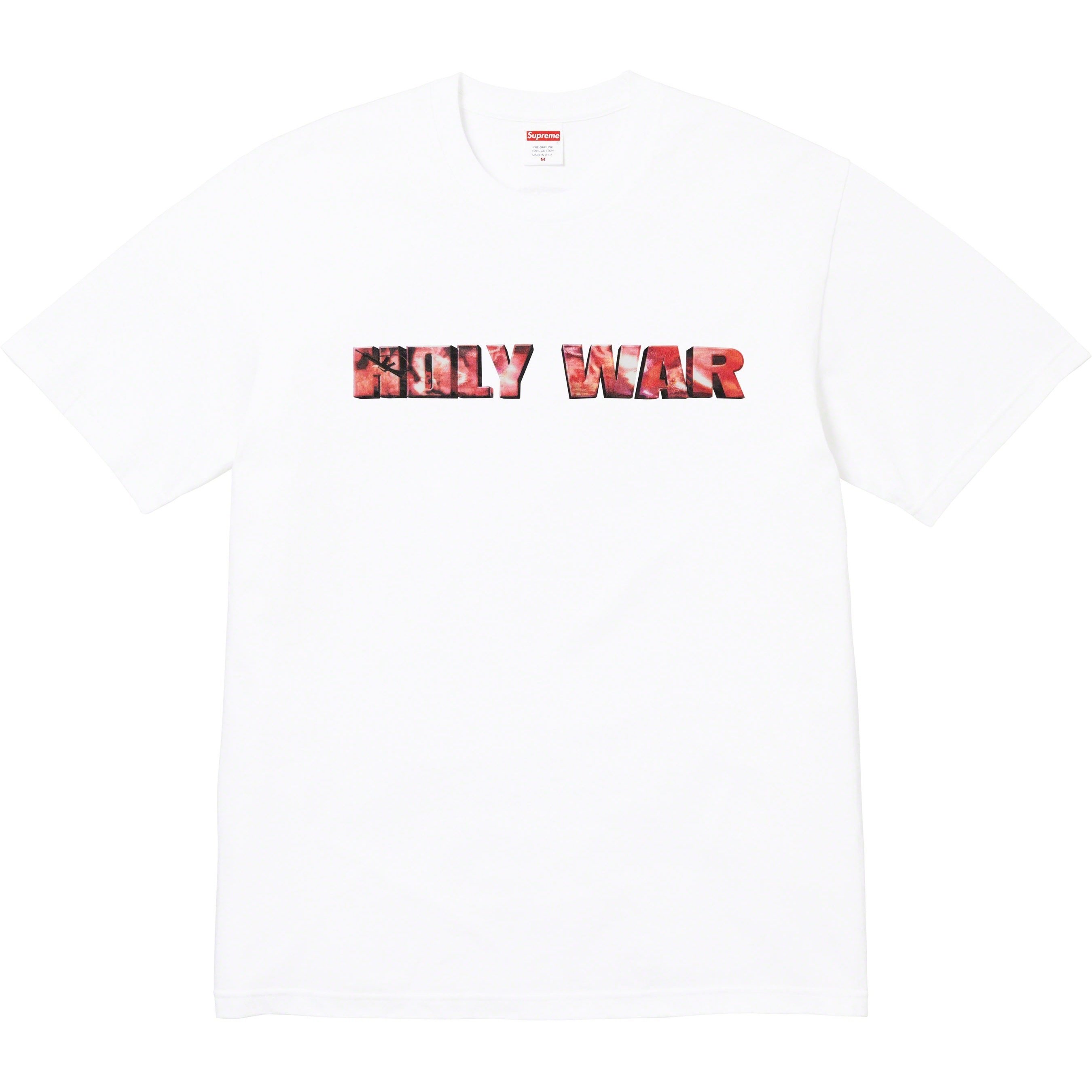 Supreme Holy War Tee (FW23) - White - $48
