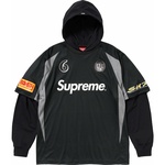 Supreme Hooded Soccer Jersey (FW23) - Black