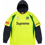 Supreme Hooded Soccer Jersey (FW23) - Bright Green