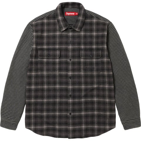 Houndstooth Plaid Flannel Shirt - fall/winter 2023 - Supreme
