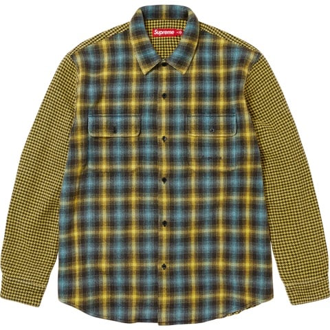 Houndstooth Plaid Flannel Shirt - fall/winter 2023 - Supreme
