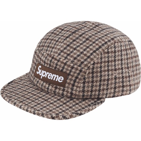 Houndstooth Wool Camp Cap - fall/winter 2023 - Supreme