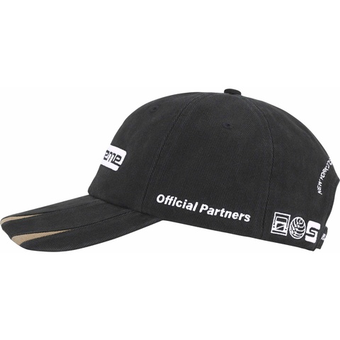Supreme Jagged Visor 6-Panel - Black