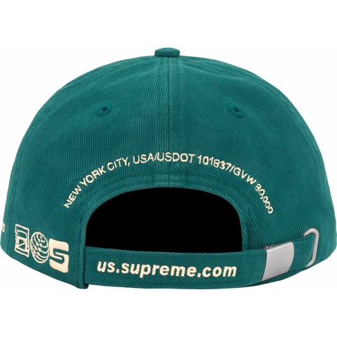 Supreme Jagged Visor 6-Panel - Teal