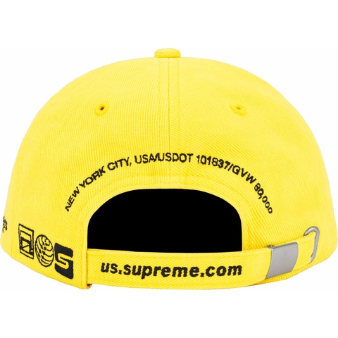 Supreme Jagged Visor 6-Panel - Yellow