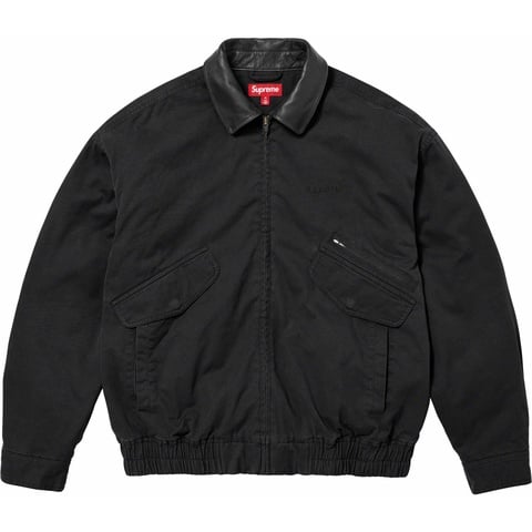 Leather Collar Utility Jacket - fall/winter 2023 - Supreme