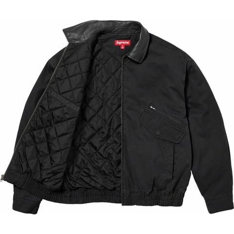 Leather Collar Utility Jacket - fall/winter 2023 - Supreme