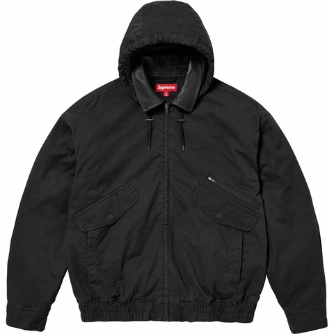 Leather Collar Utility Jacket - fall/winter 2023 - Supreme