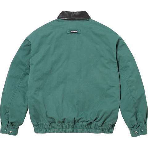 Leather Collar Utility Jacket - SupremeCommunity Leather Collar Utility Jacket - SupremeCommunity