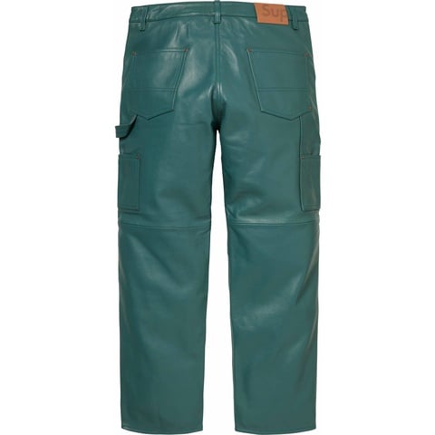 Supreme Leather Double Knee Pant - Dusty Teal