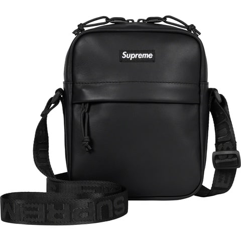 【美品】Supreme 20SS Small ShoulderBag BLACK SS20 Supreme Black Shoulder Mesh Side Bag Cordura - NEW In Factory