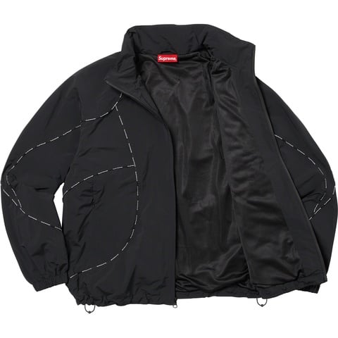 Logo Piping Hooded Track Jacket - fall/winter 2023 - Supreme Logo Piping Hooded Track Jacket - fall/winter 2023 - Supreme