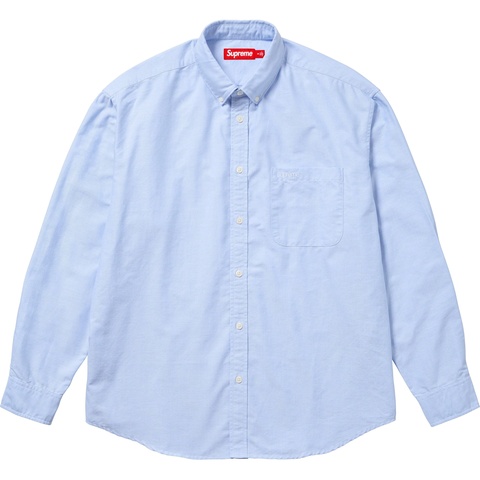 Supreme Loose Fit Oxford Shirt - Light Blue