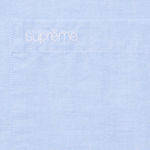 Supreme Loose Fit Oxford Shirt - Light Blue