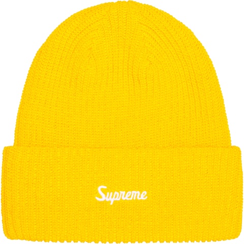 Supreme Loose Gauge Beanie - Yellow