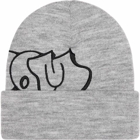 Supreme MF DOOM Beanie - Heather Grey